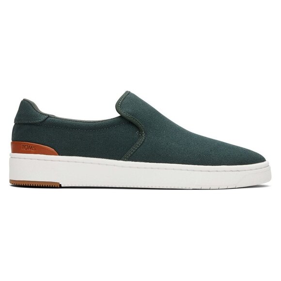 TOMS Green Men's‎ Deep Forest TRVL LITE Slip on Shoes - Size 7 - Picture 1 of 9